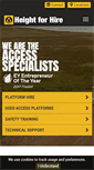 Mobile Screenshot of heightforhire.com